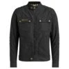 Belstaff Roberts Wax Cotton Jacket In Black -Motorcycle Apparel Store BEL2000 1