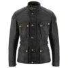 Belstaff McGee Wax Cotton Jacket In Black