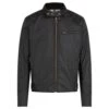 Belstaff Ariel Wax Cotton Jacket In Black -Motorcycle Apparel Store BEL2033 1