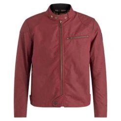 Belstaff Ariel Wax Cotton Jacket In Racing Red