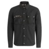 Belstaff Mansion Riding Shirt With D3O In Black -Motorcycle Apparel Store BEL2039 1