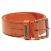 Belstaff Ledger Belt In Chestnut -Motorcycle Apparel Store BEL2047 1