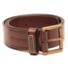Belstaff Ledger Belt In Dark Brown -Motorcycle Apparel Store BEL2048 1