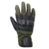 Belstaff Hampstead Gloves In Black / Green -Motorcycle Apparel Store BEL2054 1