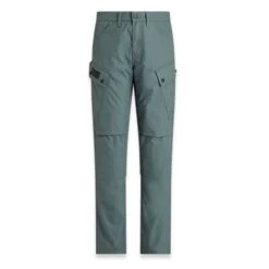 Belstaff Typhoon Cargo Pants In Dark Steel Green