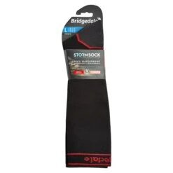 Bridgedale Stormsock Waterproof Socks In Black -Motorcycle Apparel Store BRD002 4