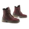 Falco Viky Ladies Boots In Burgundy -Motorcycle Apparel Store FAL020 1