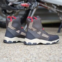 Falco Arrakis Boots In Brown -Motorcycle Apparel Store FAL032 3