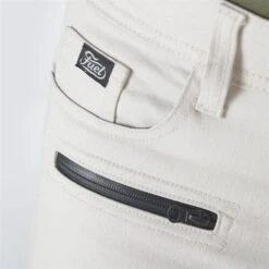 Fuel Sergeant 2 Pants In Colonial White -Motorcycle Apparel Store FUL002 4