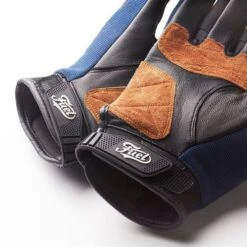 Fuel Astrail Gloves In Navy -Motorcycle Apparel Store FUL007 3