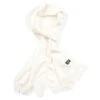 Pure Silk Aviator Scarf In White -Motorcycle Apparel Store GPL1139 1