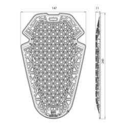 D3O Ghost Level 2 Knee Or Elbow Armour Set -Motorcycle Apparel Store GST010 4