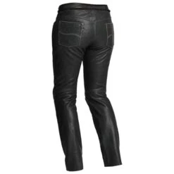 Halvarssons Seth Ladies Leather Trousers In Black -Motorcycle Apparel Store HAL702 2