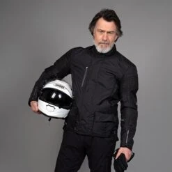 Halvarssons Wien Jacket In Black -Motorcycle Apparel Store HAL722 4