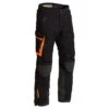 Halvarssons Sunne Pants In Black / Orange -Motorcycle Apparel Store HAL776 1