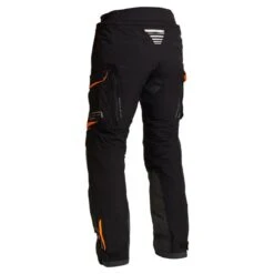 Halvarssons Sunne Pants In Black / Orange -Motorcycle Apparel Store HAL776 2