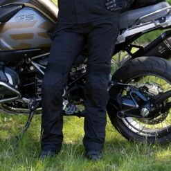 Halvarssons Gnon Ladies Pants In Black -Motorcycle Apparel Store HAL782 4