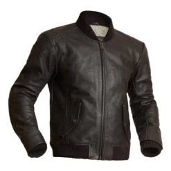 Halvarssons Torsby Leather Jacket In Brown