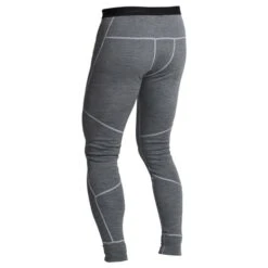 Halvarssons Warm Wool Longs Base Layer In Grey -Motorcycle Apparel Store HAL790 2