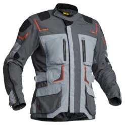 Halvarssons Myrvik Jacket In Grey / Orange