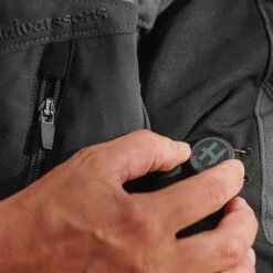 Halvarssons Mora Jacket In Black -Motorcycle Apparel Store HAL819 4