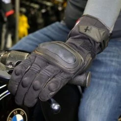 Halvarssons Butorp Gloves In Black -Motorcycle Apparel Store HAL833 3