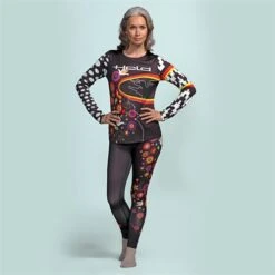 Held Style Skin Base Layer Pants In Black / Multi -Motorcycle Apparel Store HLD022 4