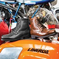 Helstons Travel Boots In Black 8 Helstons Travel Boots In Black -Motorcycle Apparel Store HLS089 3 1