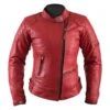 Helstons Ladies KS70 Jacket In Red -Motorcycle Apparel Store HLS211 1