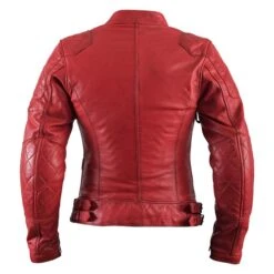 Helstons Ladies KS70 Jacket In Red -Motorcycle Apparel Store HLS211 2