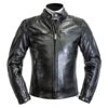 Helstons Modelo Leather Jacket In Black -Motorcycle Apparel Store HLS322 1