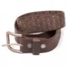 Helstons Studded Leather Belt In Brown 1 Helstons Studded Leather Belt In Brown -Motorcycle Apparel Store HLS340BRN 1