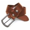 Helstons Old Leather Belt In Tan