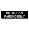 Moto Guzzi Parking Only Metal Sign 1 Moto Guzzi Parking Only Metal Sign -Motorcycle Apparel Store JEP005 1