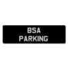 BSA Parking Only Metal Sign -Motorcycle Apparel Store JEP010 1