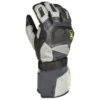 Klim Badlands GTX Long Gloves In Grey -Motorcycle Apparel Store KLM059 1
