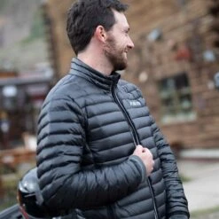 Klim Maverick Down Jacket In Asphalt / Black -Motorcycle Apparel Store KLM114 4