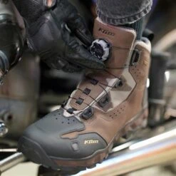 Klim Outlander GTX Boots In Chocolate Brown 9 Klim Outlander GTX Boots In Chocolate Brown -Motorcycle Apparel Store KLM136 4