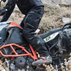 Klim Carlsbad Pants In Stealth Black -Motorcycle Apparel Store KLM154 4