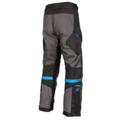 Klim Baja S4 Pants In Black / Kinetic Blue -Motorcycle Apparel Store KLM184 2