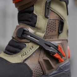 Klim Adventure GTX Boots In Olive Potters Clay -Motorcycle Apparel Store KLM224 3