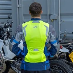 Klim Vantage Hi-Vis Vest In Yellow -Motorcycle Apparel Store KLM233 4