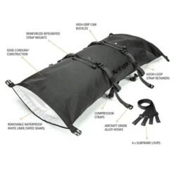 Kriega Rollpack 40 In Black -Motorcycle Apparel Store KRE035 3