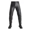 Pando Moto Katana Leather Jeans In Black -Motorcycle Apparel Store PAN008 1