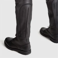 Pando Moto Katana Leather Jeans In Black -Motorcycle Apparel Store PAN008 3