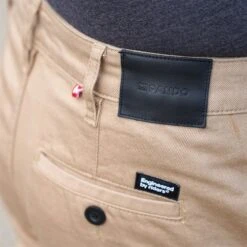 Pando Moto Tuff Chino In Sand -Motorcycle Apparel Store PAN009 4