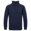 Motolegends Woollen Rollneck In Navy -Motorcycle Apparel Store RAN001 1
