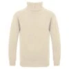 Motolegends Woollen Rollneck In Ecru 2 Motolegends Woollen Rollneck In Ecru -Motorcycle Apparel Store RAN002 1