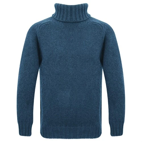 Motolegends Woollen Rollneck In Airforce Blue 3 Motolegends Woollen Rollneck In Airforce Blue