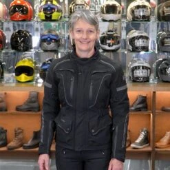 Richa Infinity 2 Pro Ladies Jacket In Black 8 Richa Infinity 2 Pro Ladies Jacket In Black -Motorcycle Apparel Store RI3591 4